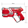 Pistolet Lasertag rouge avec fonction anti-triche