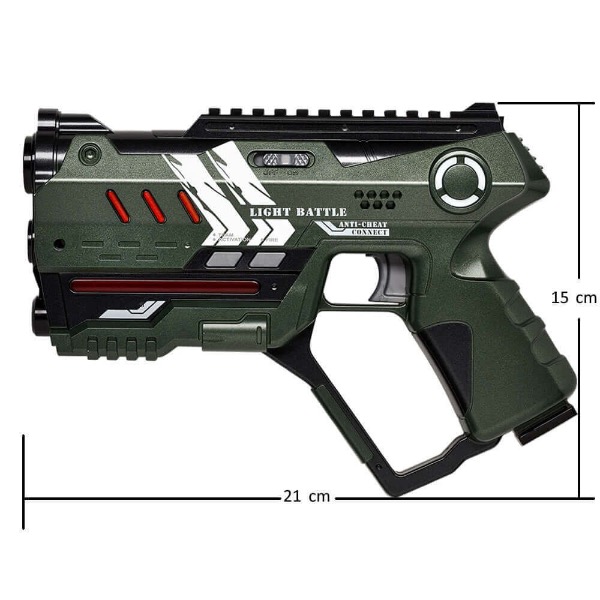 Pistol Connect met vest - metallic groen